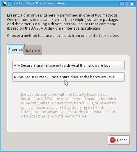 I want to avoid having Win10 looking for system remnants on the old drive. . Ubuntu secure erase nvme